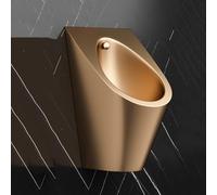 Automatic Sensor Urinal for Men, Wall Mounted Stainless Steel, Spill Proof Nighttime Outdoor Urinal for Bathroom Commercial Hotel Garage Bar