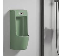 Automatic Sensor Wall Mounted Urinal with Flush Valve, Spill Proof Design for Public Toilets, Schools, Hospitals, Bars