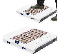 Automatic Shoe Cleaner Machine, Electric Dust Removal Polisher, Rechargeable Multi-Function Induction Washing Device for Hotels and Commercial Use