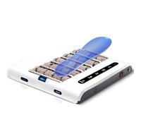 Automatic Shoe Cleaner Machine, Rechargeable Electric Polisher, 260 RPM Waterless Cleaning Device, 1000Pa Powerful Suction