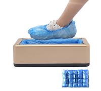 Automatic Shoe Cov ers Dispenser, ShoeCo ver Dispenser, Shoe Co ver Machine Automatic, 100 Shoe Cove Included, Automatic Shoe C Over Dispenser Machine for Home, Offices, Factory, Gold