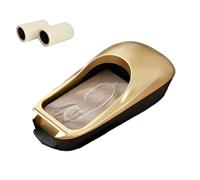 Automatic Shoe Cover Dispenser, Disposable Plastic Shoes Films-Machine, Shoe-Wrapping-Machine Smart, Floor Guard, Waterproof(Gold A)