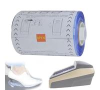 Automatic Shoe Cover Dispenser Machine, Thickened Heat Shrink Film, 4 Rolls for Home Office, Easy Convenient Protection