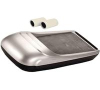 Automatic Shoe Cover Dispenser, Mechanical Shoes Film, Machine Home Visitor Long-Term Use Disposable Covers(Silver)