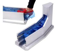 Automatic Shoe Cover Dispenser - No Electricity Needed, Pull-Type Machine with Durable ABS, for Home, Office, Classroom & Clean Rooms