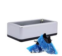 Automatic Shoe Cover Dispenser - Portable Disposable Shoe Cover Machine with 100 Shoe Covers for Home, Office, Medical, and Shop Use