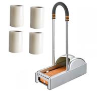 Automatic Shoe Cover Dispenser with Waterproof Covers for Home, Office, Supermarket Use