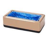 Automatic Shoe Cover Distributor, Automatic Shoe Cover Distributor with 100 Pieces Shoe Covers, ABS, for Laboratory, Home, Office, Factory, Shop, gold