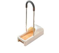 Automatic Shoe Covers Dispenser, Non-Slip, User-Friendly Machine for Home, Mall, Laboratory, Fits Size 11 US Men and Up(White B)