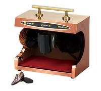 Automatic Shoe Polisher Buffer - Electric Shoe Cleaner for Commercial Use, Low Noise, Stainless Steel Dust Removal Kit for Home, Hotel and Bank