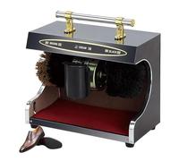 Automatic Shoe Polisher Buffer, Low Noise Electric Cleaner for Commercial Use, Stainless Steel Dust Removal Kit for Home, Hotel and Bank