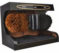Automatic Shoe Polisher, Electric Shoe Cleaner Machine for Dust Removal and Polishing, Stainless Steel Portable Leather Shoe Cleaning Kit