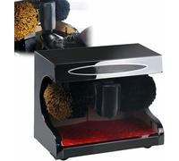 Automatic Shoe Polisher, Electric Shoe Shine Machine with Dual Brush System for Convenient Cleaning, Ideal for Hotels and Banks, Compact Design