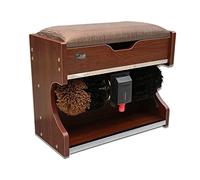 Automatic Shoe Polisher Home Shoe Polisher Portable Electric Power Shoe Polisher with Storage Box and Multifunctional Upholstery Cleaning Machine (B) (At )