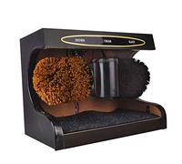 Automatic Shoe Polisher Machine, Electric Induction Shoe Cleaner, Stainless Steel Dust Removal and Polishing Kit for Leather Shoes, Portable Design