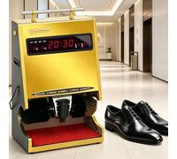 Automatic Shoe Polisher Machine for Home Use, Induction Electric Polishing Device for Leather Shoes, Ideal for Public Spaces and Hotel Lobbies