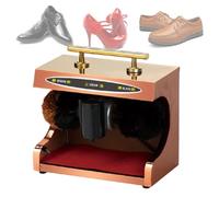Automatic Shoe Polishing Machine - Fully Automatic Induction Design for Efficient Household and Public Use, Electric Titanium Polisher (D)