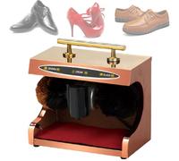 Automatic Shoe Polishing Machine - Fully Automatic Induction System for Home and Public Use - Electric Titanium Design for Effortless Shoe Care