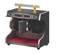 Automatic Shoe Polishing Machine - Fully Automatic Induction Technology for Household and Public Use, Electric Titanium Finish