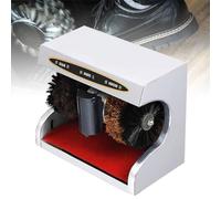 Automatic Shoe Shine Machine - Electric Polisher with Soft & Hard Brushes - Induction Technology for Hotel Lobbies & Entrances