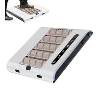 Automatic Shoe Sole Cleaning Machine, 1000Pa Suction, Quick 5S Wipe, 260RPM Rechargeable Polisher for Home, Office and Laboratory Floors