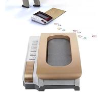 Automatic Shoe Sole Cleaning Machine, Rechargeable Induction Polisher ,for Quick Waterless Cleaning At Home and Office (Gold )