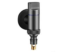 Automatic Shut Off Valve for Laundry Room Water Tap Constructed from Copper Works with 4 Point and 6 Point Hoses (A)