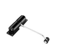 Automatic Silent Door Closer - Invisible Hinge for Stronger Closing Force Easy Install Black Design for Home & Office Use