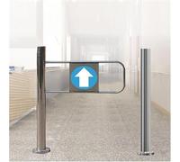Automatic Single-Swing Gate Barrier Spring Security Gate with Post Support for Secure Entry Control in Supermarkets Libraries and Retail Stores