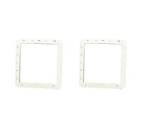 Automatic Skimmer Gasket, 2pcs SPX1091G Washers for Hayward SP1091LX SP1091WM Dyna-Skim, White 7x7.3 Inch Seal