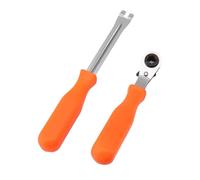 Automatic Slack Adjuster Release Tool, Slip Resistant Stable Efficient Wrench, Fork End Release Tool, Double Square Ratcheting Wrench for Air Brake System Adjustments