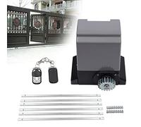 Automatic Sliding Door Opener 220 V Electric Gate Opener Sliding Door Operator Sliding Door Opener with Remote Control Up to 600/1200/2000 kg (550W)