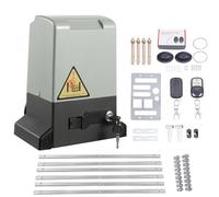 Automatic Sliding Gate Drive,370W Electric Sliding Gate Opener 800kg/1763 lbs, Automatic Door Opener Motor,Rack Driven Driveway Garage Gate Kit with 2 Remote Controls Sensors and 6m Gear Racks
