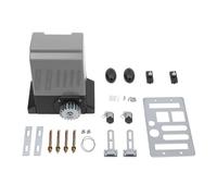 Automatic Sliding Gate Opener Kit,370W Electric Gate Opener Rack Drive for Heavy Driveway Slide Gates Up to 600kg w Remote Controls Infrared Sensors Gear Racks