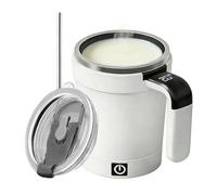 Automatic Smart Magnetic Stirring Coffee Mug - 380ml Milk Container With Temperature Display, Hot Chocolate Cup With Automatic Stirring | For Students Profesio