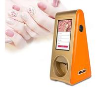 Automatic Smart Nail Art Machine,Digital Mobile Nail Art Printer,Smart Phone Control,Single About 30S,Watch Videos and Listen to Music,for Kid/Nail Studio/Manicurist/Nail Lovers, LJJY-KK