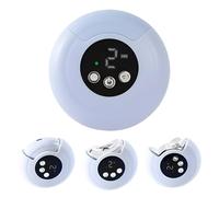 Automatic Smart Nail Clipper, 3-in-1 Functional Automatic Nail Trimmer Polisher with LED Light for Polishing Two Speeds, Multi-Functional Electric Easy Clippers for Seniors Children (Purple)