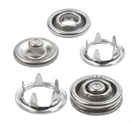 Automatic Snap Button Kit with 100 Sets for Creating Custom Clothing Designs