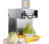 Automatic Snow Ice Machine,Commercial Snowflake Ice Machine/Maker, Electric Ice Shaver Machine Stainless Steel Snow Cone Maker, Air Cooling System for Bakery, Cafe(120KG)