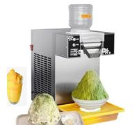 Automatic Snow Ice Machine, Snowflake Ice Machine Commercial, Stainless Steel Snow Cone Maker, Air Cooling System, Snow Cone Machine, for Snack Bar, Ice Cream Shop