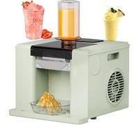 Automatic Snowflake Ice Machine, Electric Crushed Snow Cone Shaver, 60kg/Day Air Cooling, Fast Cooling for Food Truck, Restaurant, Milktea Shop