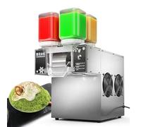 Automatic Snowflake Ice Maker, 120kg/24h Production, 4-Bucket Capacity, Stainless Steel Build, for Smoothies, Milk, Ice Cream, and Coffee