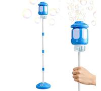 Automatic Soap Bubble Machine Holder for Children - Height Adjustable Soap Bubble Holder with Light and Music - Garden Lamp Torch and Tower for Outdoors