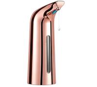 Automatic Soap Dispenser: 4 Adjustable Settings & Touch-Free Sensor, 400ml, IPX6 Waterproof, Long Battery Life, for Families with Kids, Champagne Gold Design - Easy Setup for Kitchen & Bathroom