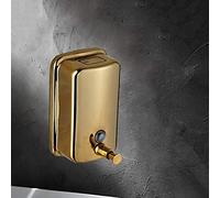 Automatic Soap Dispenser Bathroom Soap Dispenser Wall Mount 800 Ml Soap Box Gold Finished Kitchen Soap Dispenser Pop Up Button