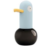 Automatic Soap Dispenser Cute Duck Design Touchless Foaming Hand Soap Dispenser 400ml Rechargeable Hands for Bathroom Kitchen Kids Counter Sink Blue