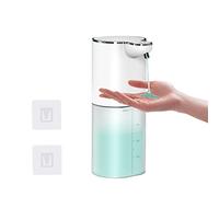 Automatic Soap Dispenser, Dalugo 400ml Rechargeable Touchless Soap Dispenser Wall Mounted with 4 Adjustable Levels, IPX5 Waterproof Liquid Soap Dispenser for Kitchen and Bathroom