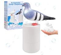 Automatic Soap Dispenser, Pigeon Foam Soap Dispenser Touchless, 300ML Hand Soap Dispenser for Bathroom and Kitchen, Electric Foaming Soap Dispenser with Infrared/Motion Sensor, Black