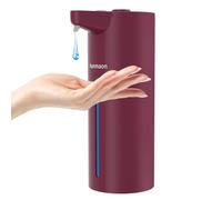Automatic Soap Dispenser Touchless, Hands-Free, Multi Adjustable Volume, Long Battery Life, Compatible with Thick & Thin Dish/Hand Soap for Bathroom and Kitchen, Easy for Toddlers, Red
