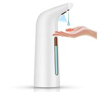 Automatic Soap Dispenser Touchless, TUMAN Pro Battery Operated Electric 14oz/400ml Liquid Hand Soap Dispenser with Motion Sensor, Suitable for Kitchen Bathroom Hotel, IPX6 Waterproof(White)…